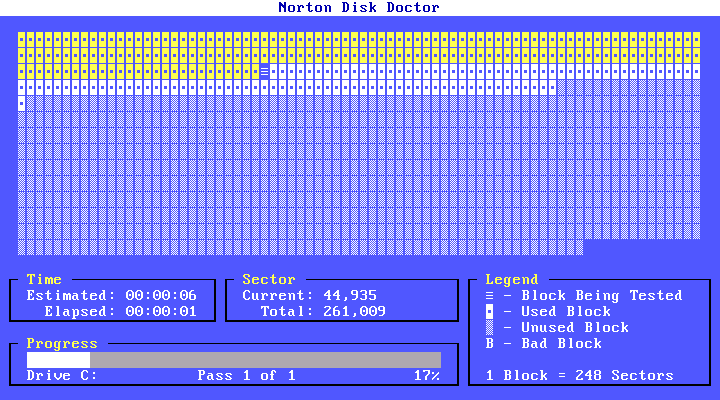 Norton Utilities 7 - Test